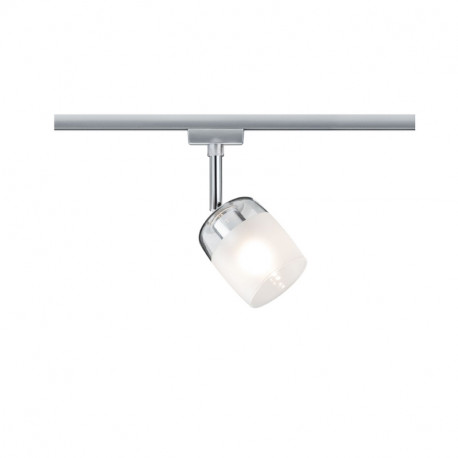 Spot sur rail Blossom Paulmann - Chrome mat, Clair, Satiné