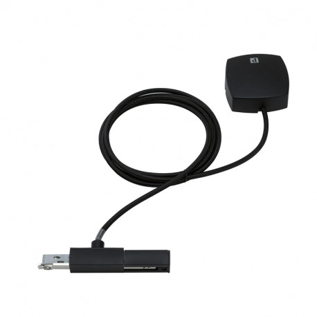 Alimentation électrique milieu et fin de circuit URail Paulmann 1000W - Noir mat