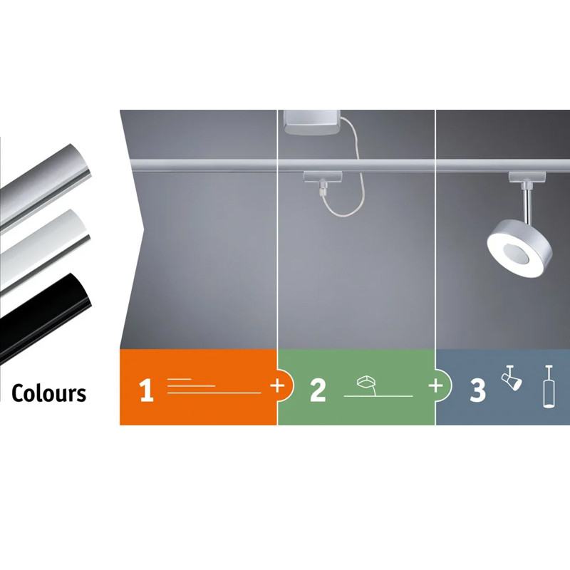Paulmann - 95660] Alimentation électrique URail Paulmann Blanc