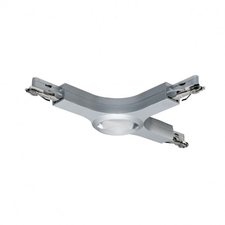 Connecteur LED "T" allumé Paulmann - 5,3W - 2 700K - Chrome mat