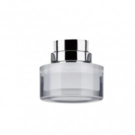Spot LED Topa sur rail Urail Paulmann - 4,9W - 2 700K - Chrome, Clair, Satiné