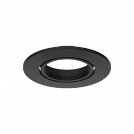 Collerette ronde inclinable pour spot Éclat II Miidex - Ø82 mm - Noir