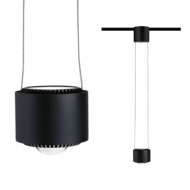 Suspension LED Urail Aldan Paulmann - 8,5/4,5W 4 000K Noir mat, Noir