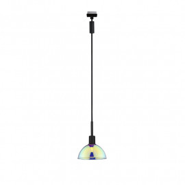 Suspension Urail Pendant Sarassani Paulmann - E14 - Noir mat, Dichroïque