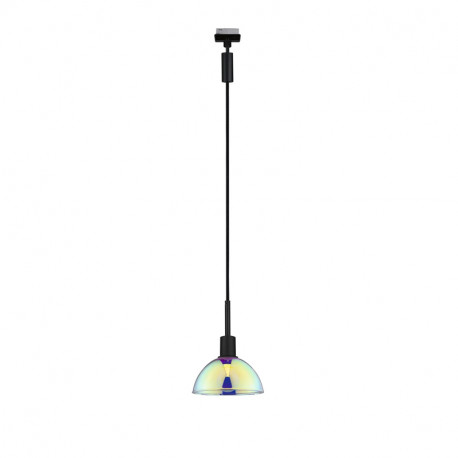 Suspension Urail Pendant Sarassani Paulmann - E14 - Noir mat, Dichroïque