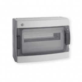 Coffret étanche Pablo Iboco - IP65 - 1 rangée - 12 modules - Gris
