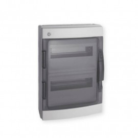 Coffret étanche Pablo Iboco - IP65 - 2 rangées - 24 modules - Gris