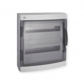 Coffret étanche Pablo Iboco - IP65 - 2 rangées - 36 modules - Gris
