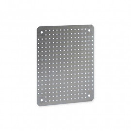 Platine perforée Iboco - Pour coffret IP66 Pedro 07 - Acier galvanisé