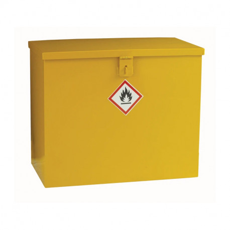 Armoire en acier pour produits dangereux RS PRO - Jaune - Verrouillable
