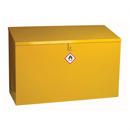 Armoire en acier pour produits dangereux RS PRO - Jaune - Verrouillable