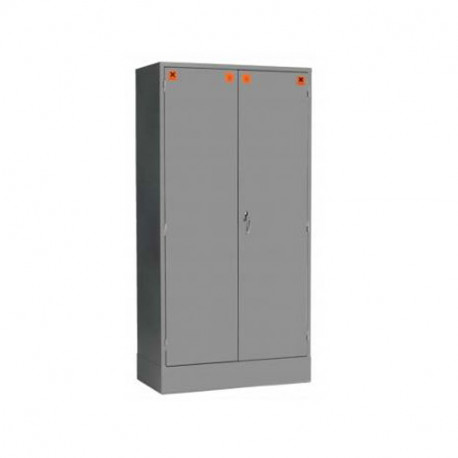 Armoire pour produits dangereux RS PRO - 3 Etagères - Grise - Verrouillable