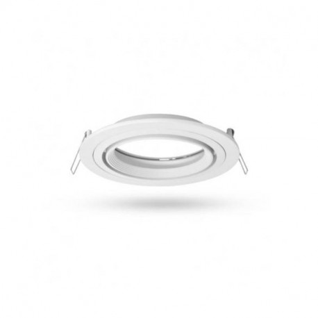 Collerette Declips pour spot Miidex - Rond Ø170mm - Orientable - Blanc