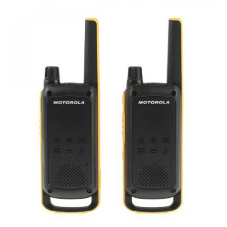 Talkies-walkies Talkabout T82 Extrême Motorola - 10km - 16 canaux - jaune-noir