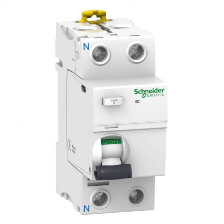 Interrupteur différentiel Acti9 ilD Schneider Electric - 2P - 40A - 30 mA - Type AC