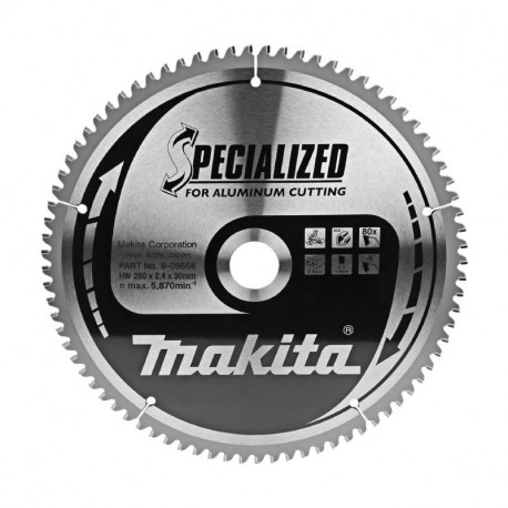 Lame de scie circulaire t.c.t. Makita - 80 dents par pouce - 260 x 30 mm