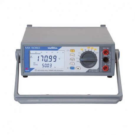 Multimètre numérique de table Metrix - 1000V c.a. - 10A c.a.
