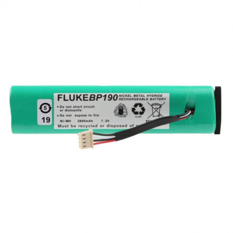Batterie NiMH pour oscilloscope Fluke - Série 190 et 430 - Rechargeable - 3 500 mAh