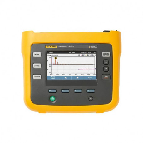 Contrôleur et enregistreur de puissance Fluke - Multi-paramètres - 4 voies - 1000V - Bluetooth