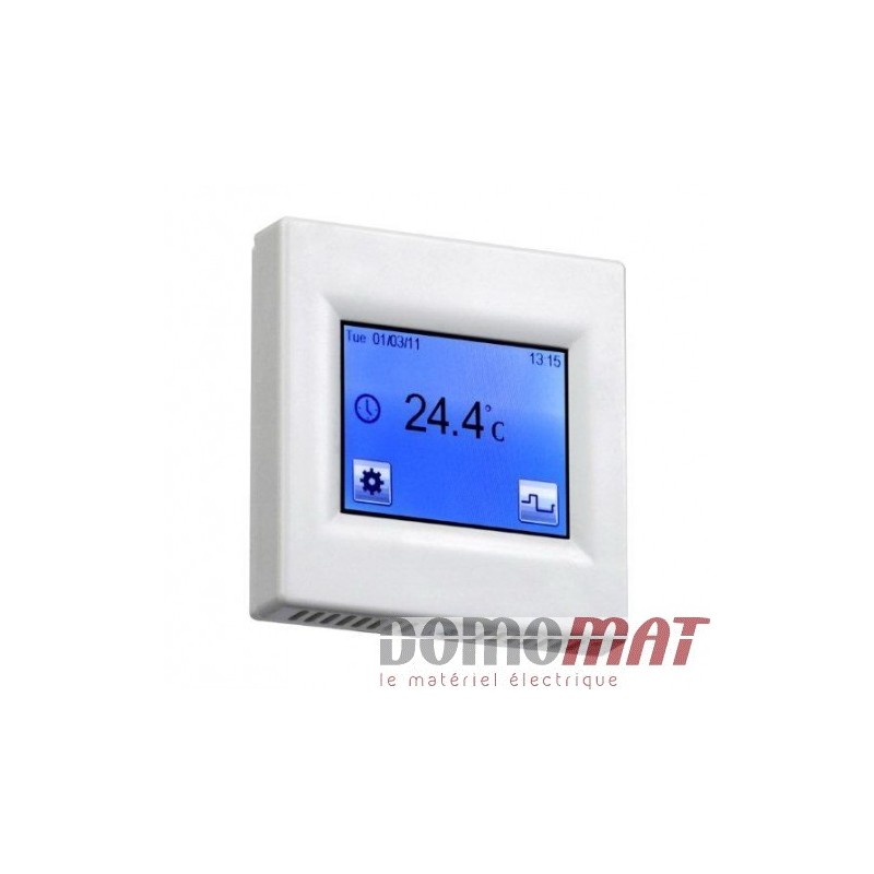 Digital thermostat LED écran tactile thermostat Noir #a61 