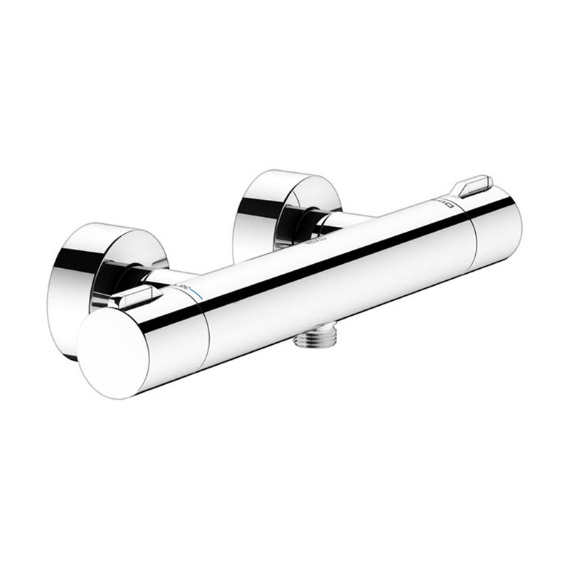 Panier De Douche KEUCO Moll Chrome/blanc Avec Raclette Pour Verre 12759