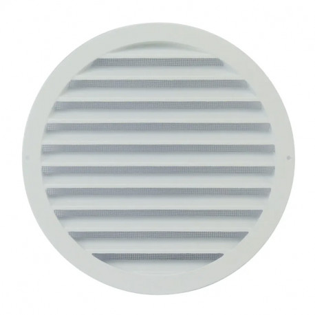 Grille extérieure Gac m125 Atlantic clim & Ventil - Alu - Circulaire - D125