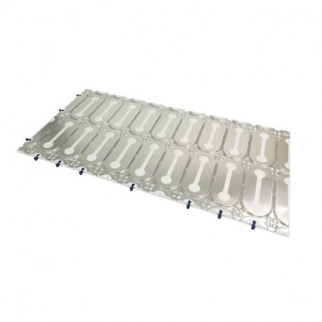 10 plaques isolantes Reflect Danfoss - 50x100cm - Pour 5m² - Aluminium