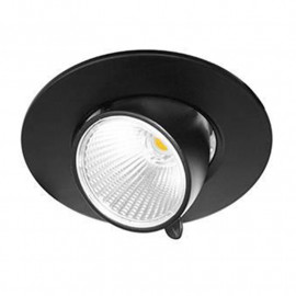 Spot encastré Jade RDX Indigo - 12W - 1050Lm - 4000K - 38° - DIM - Noir mat