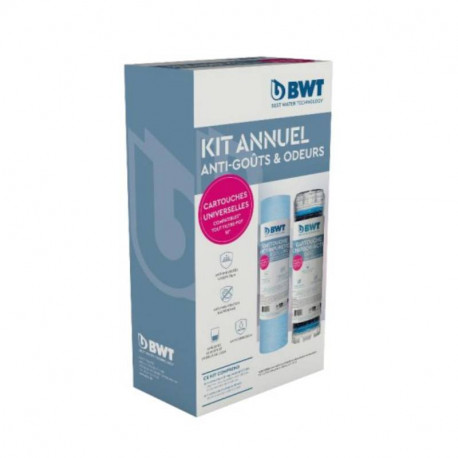 Kit annuel cartouches B. SECURE + GAC BWT - Anti-goûts et anti-odeurs