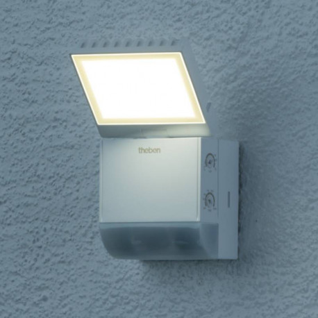 Projecteur LED theLeda S8-100 WH Theben - Détecteur de mouvement - Blanc