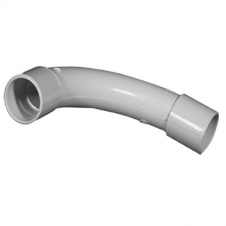 Coude grand rayon IRL'OC pour tubes IRL - Ø16 mm - Gris