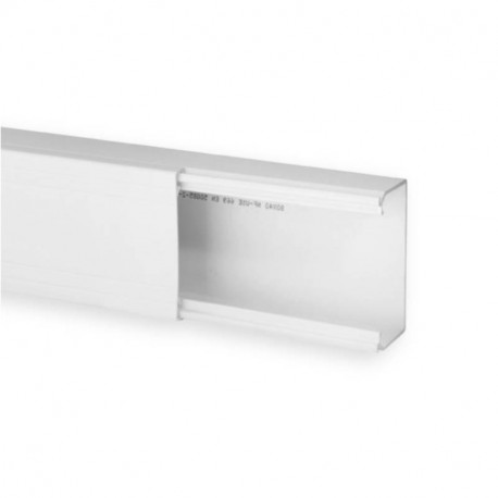 Goulotte de distribution mono-couvercle TA-E - Barre de 2m - 80 x 40mm