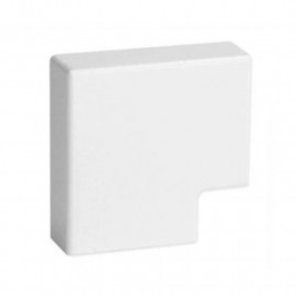 Angle plat APM - Pour goulotte 40x17mm - Blanc