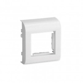 Support d'appareillage PDA-45N - Pour goulotte TA-E et TA-G pour goulotte largeur 80mm - 45x45mm - Blanc