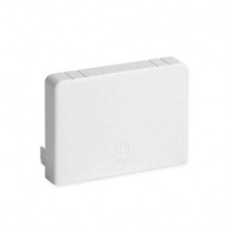 Embout LAN - Pour goulotte 80x60mm - Blanc