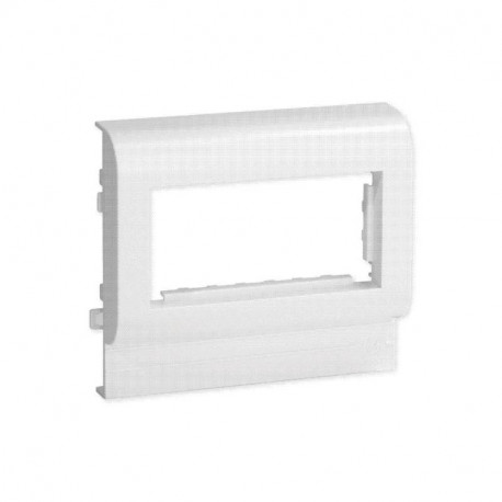 Support d'appareillage PDA-M4 - Pour goulotte TA-E et TA-G de largeur 100mm - 4 modules compacts - 45x45mm - Blanc