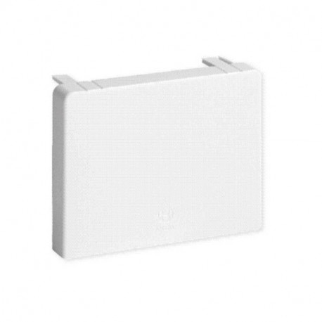 Embout LAN - Pour goulotte 100x80mm - Blanc