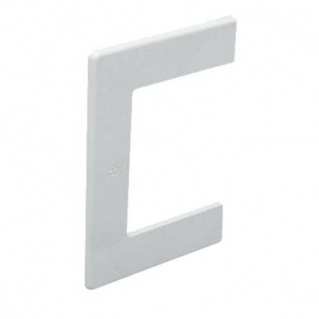 Embout passage de mur RQM - Pour goulotte de distribution - Blanc