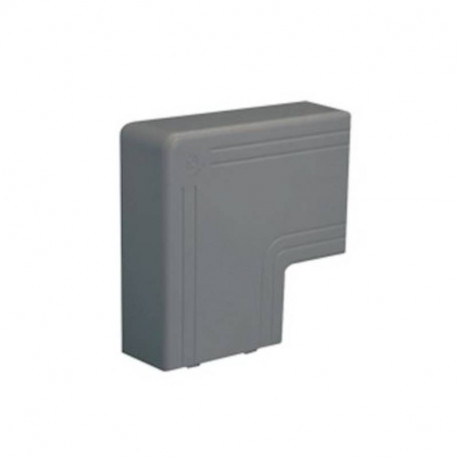 Angle plat NPAN - Pour goulotte 80x40mm - Gris
