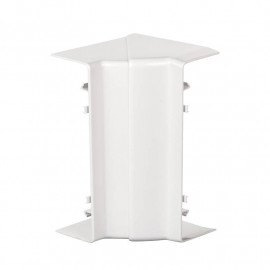 Angle intérieur pour goulotte PVC Optiline 45 - L185 x H55mm