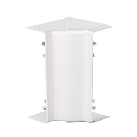 Angle intérieur pour goulotte PVC Optiline 45 - L185 x H55mm