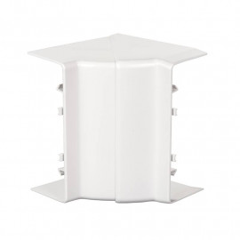 Angle intérieur pour goulotte PVC Optiline 45 - L140 x H55mm
