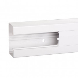 Goulotte PVC Optiline 45 à clipsage direct - L95 x H55mm