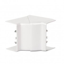 Angle intérieur pour goulotte PVC Optiline 45 - L95 x H55mm