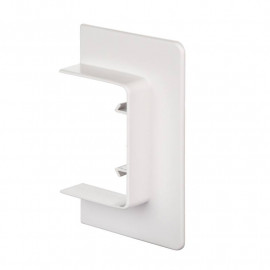 Joint de traversée de paroi pour goulotte PVC Optiline 45 - L75 x H55mm