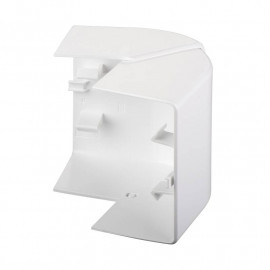 Angle extérieur pour goulotte PVC Optiline 45 - L95 x H55mm