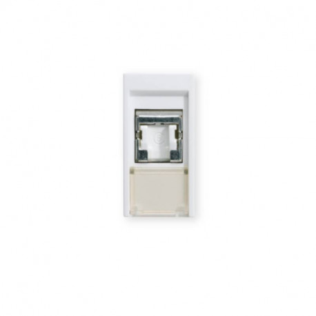 Prise RJ45 TerCia AP-C45 - Cat.6 FTP - Pour goulottes - 1 module - Blanc