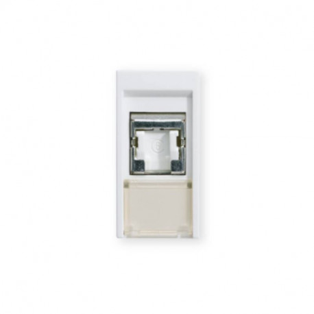 Prise RJ45 TerCia AP-C45 - Cat.6 STP - Pour goulottes - 1 module - Blanc