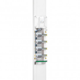 Goulotte GTL - 65x250 mm - avec couvercle complet - long réglable 2.45 à 2.60 m
