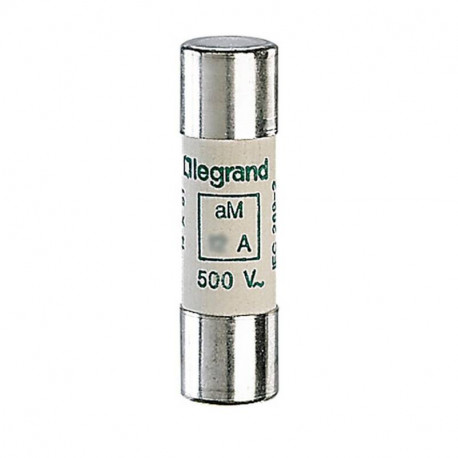 Cartouche industrielle cylindrique - Type aM - 14x51 - 20A - 400V - Avec percuteur